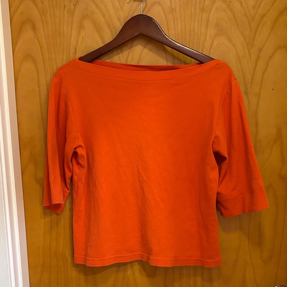 Coldwater Creek Tops - Coldwater Creek Vibrant Orange Blouse